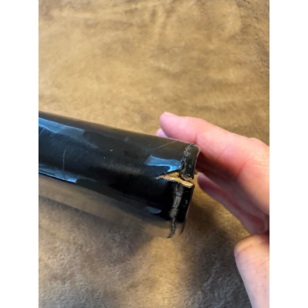 Vintage black patent leather purse - Picture 4 of 8